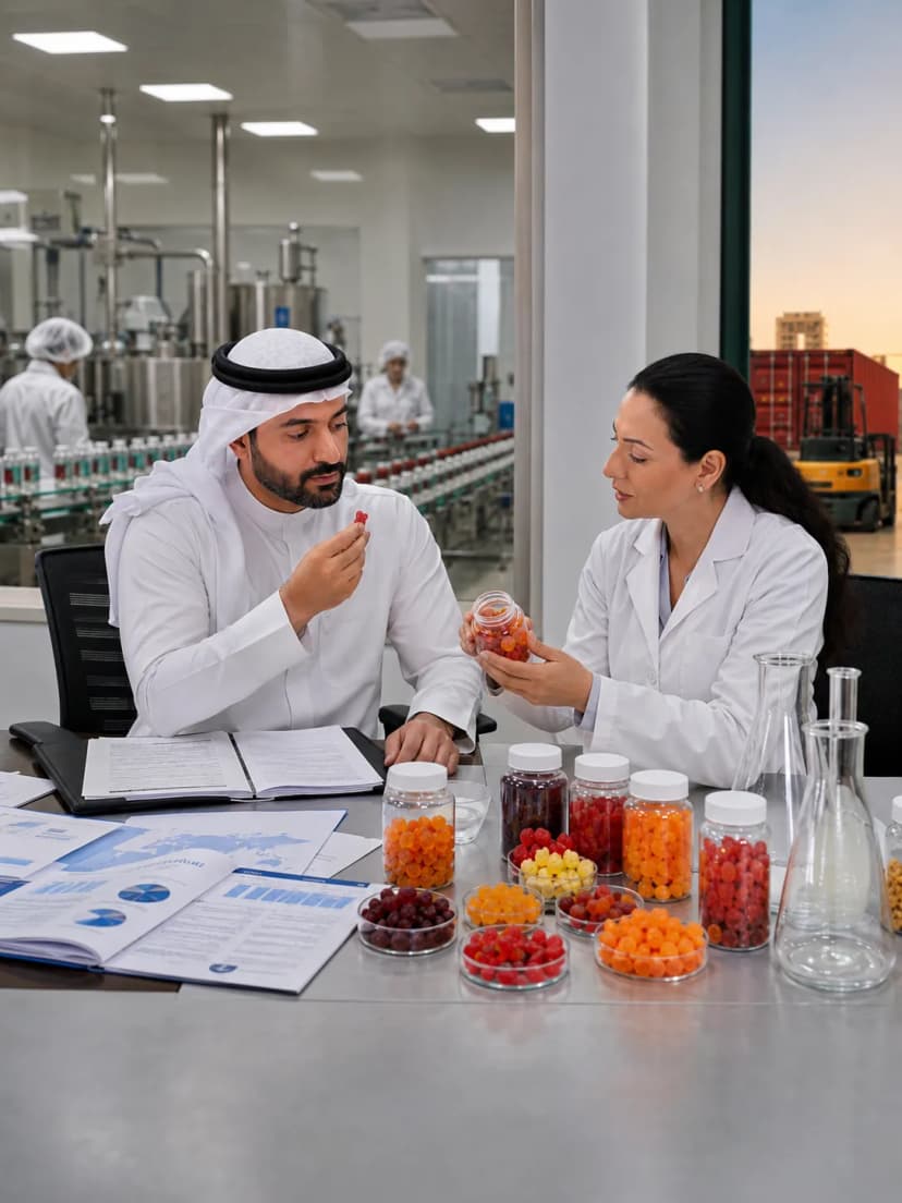 Professional illustration for Halal Functional Gummies for the UAE and GCC Market: A Sourcing Guide - Probiota Innovations